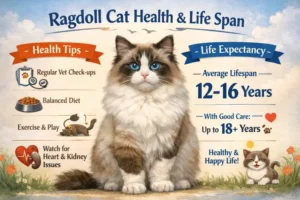 Ragdoll cat health issues and lifespan overview with wellness focus