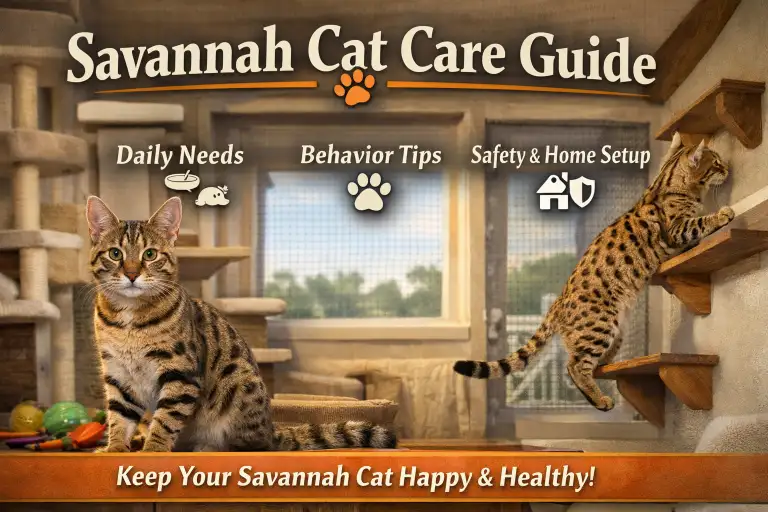 Savannah Cat Care: A Complete Guide to Daily Needs, Behavior, and Home Setup