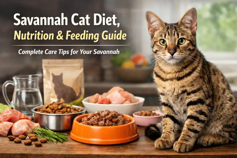 Savannah Cat Diet, Nutrition & Feeding Guide
