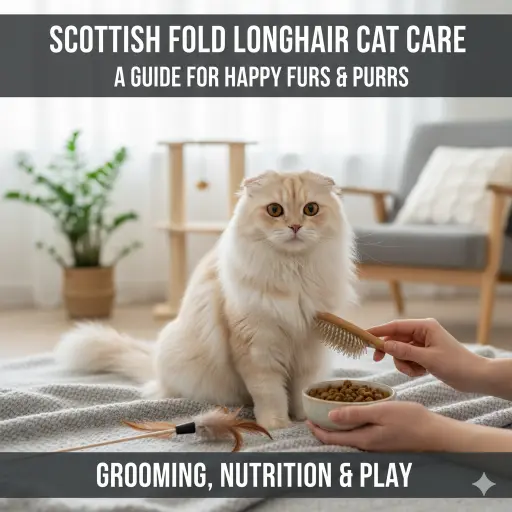 Scottish Fold Longhair Cat Care Guide for Daily Needs