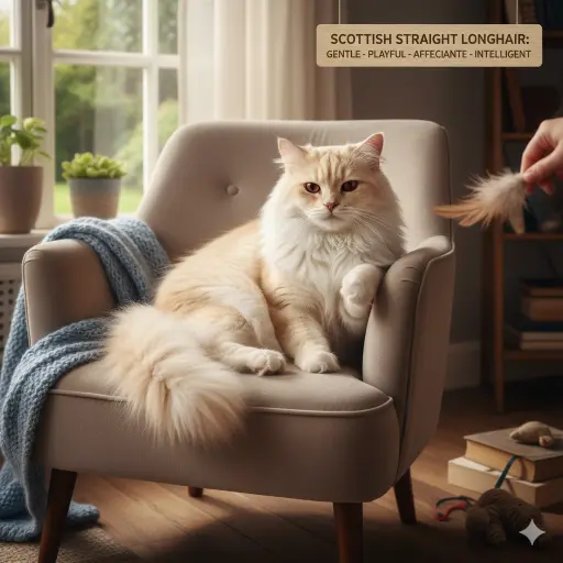 Scottish Straight Longhair Cat Personality and Behavior Explained