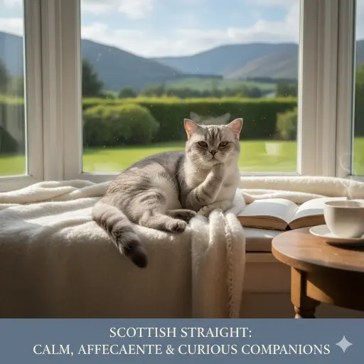 Scottish Straight Cat Personality and Behavior Traits Explained