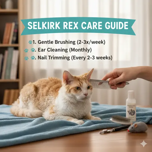 Selkirk Rex Cat Care Guide for Daily Needs and Healthy Living