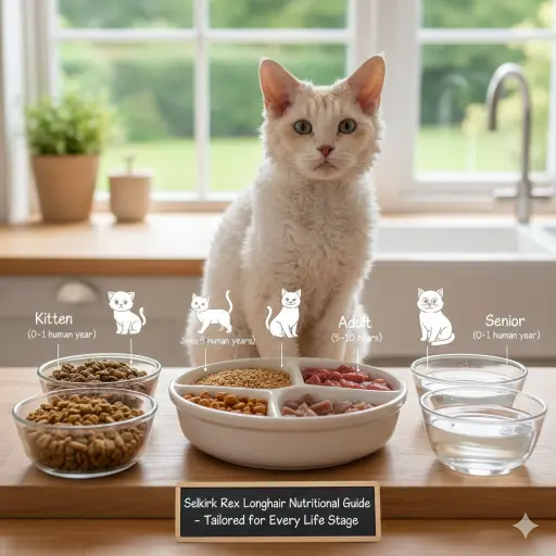Selkirk Rex Longhair Cat Diet, Nutrition and Feeding Guide