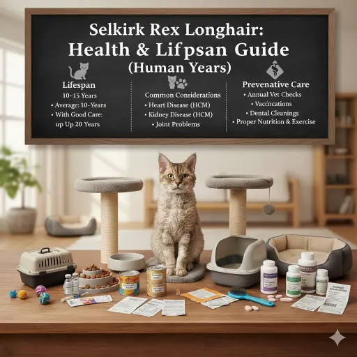Selkirk Rex Longhair Cat Health Issues and Lifespan Guide