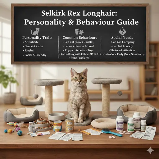 Selkirk Rex Longhair Cat Personality and Behavior Explained