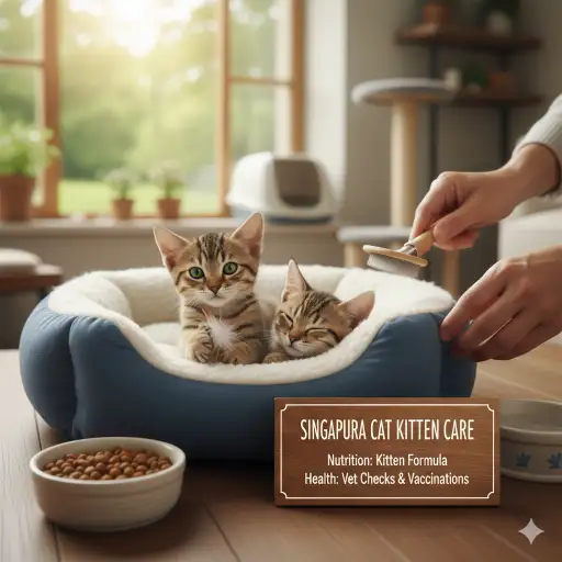 Singapura Kitten Care Guide for Growth and Early Health