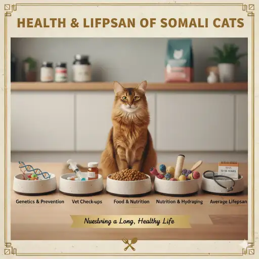 Somali Cat Health Issues and Average Lifespan Guide