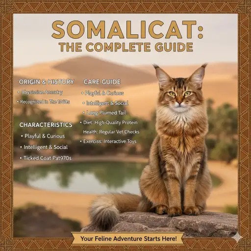 Somali Cat Full Breed Guide Covering Care, Traits, and Lifespan