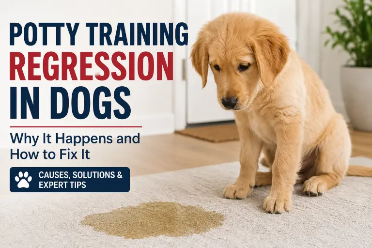 Dog having accidents after being potty trained
