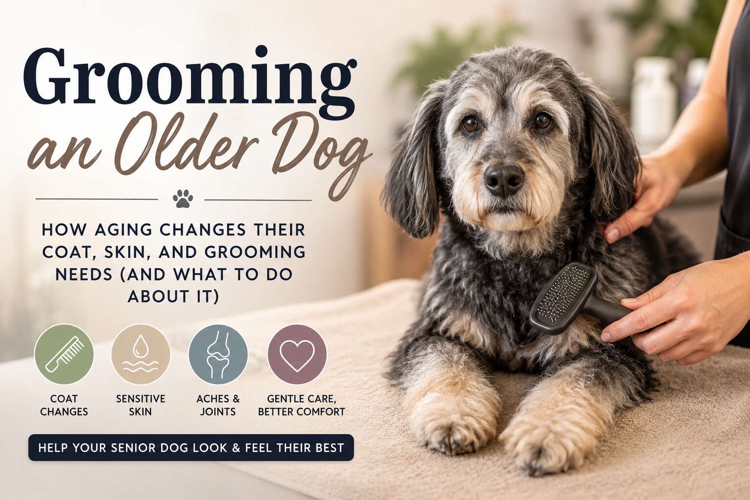 Why Older Dogs Often Need Different Grooming Routines